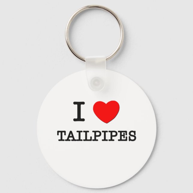 I Kärlek Tailpipes Nyckelring (Framsida)