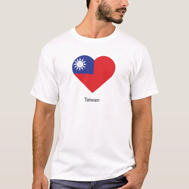 I Kärlek Taiwan T Shirt (Framsida)
