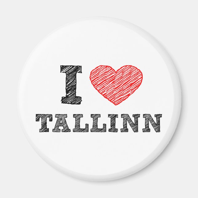 I kärlek Talinn Magnet (Framsidan)