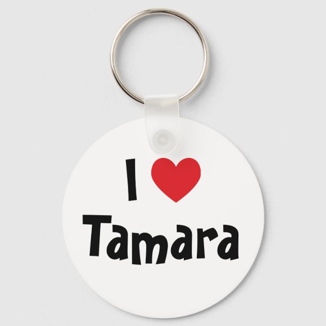 I Kärlek Tamara Keychain Nyckelring (Framsida)