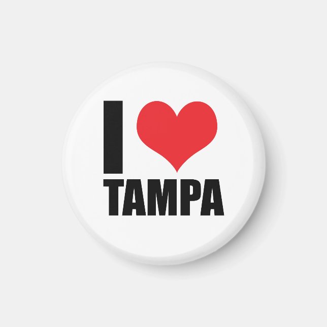 I kärlek Tampa Magnet (Framsidan)