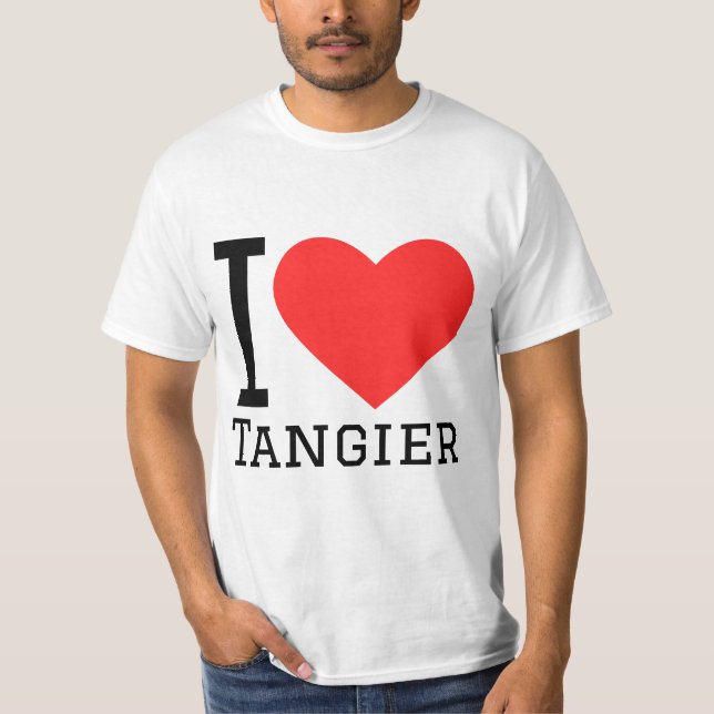 I kärlek tangier t shirt (Framsida)