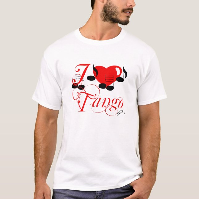 I Kärlek Tango! T Shirt (Framsida)