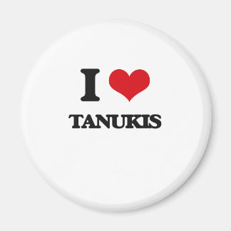 I kärlek Tanukis Magnet
