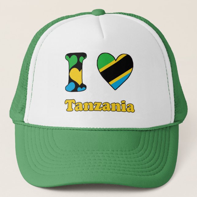 I kärlek Tanzania Keps (Framsida)