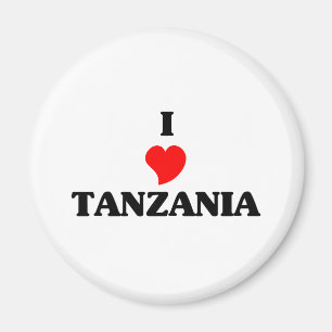 I Kärlek Tanzania Magnet
