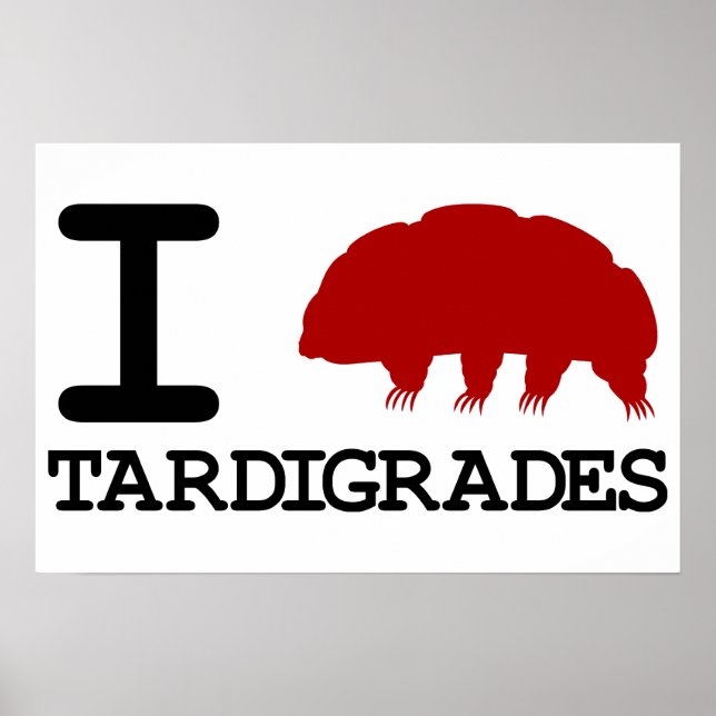 I Kärlek Tardigrades Poster (Framsidan)