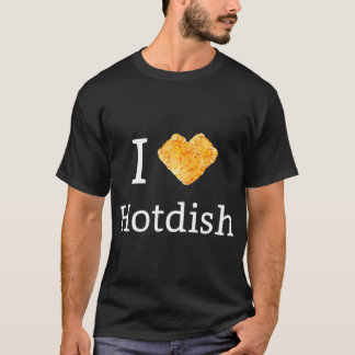 I Kärlek Tater Tot Hotdisdisk Minnesota Pride Food T Shirt