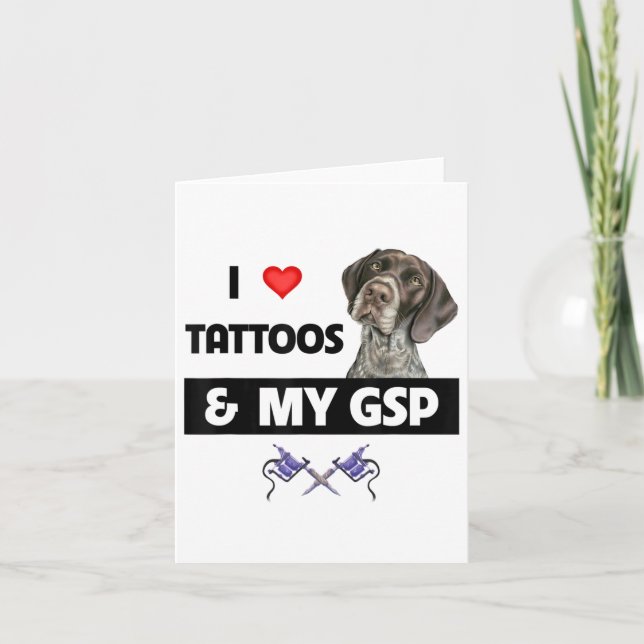 I Kärlek Tattoos och min tyska GPS-korthar Point Kort (Framsida)