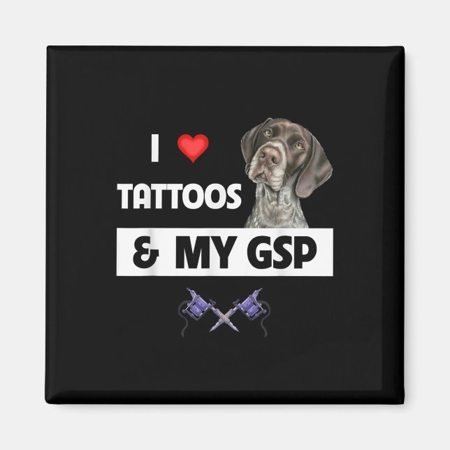 I Kärlek Tattoos och min tyska GPS-korthar Point Magnet (Framsidan)
