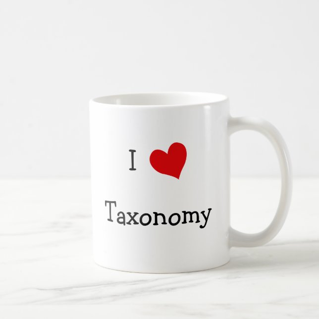 I Kärlek Taxonomy Kaffemugg (Höger)