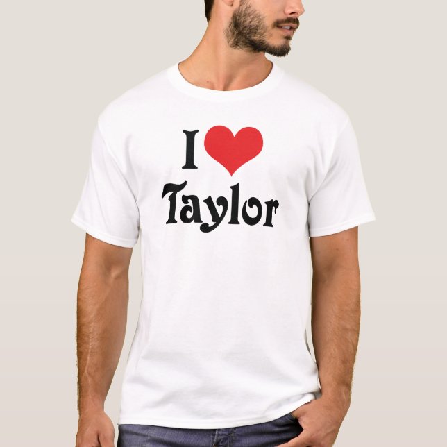 I Kärlek Taylor T-shirt (Framsida)