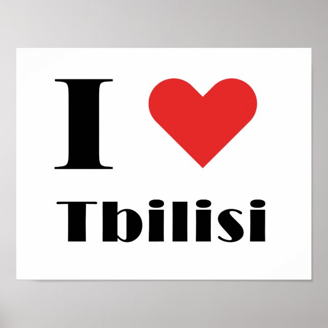 I kärlek Tbilisi Poster (Framsidan)