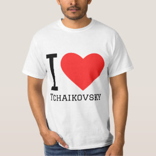 I kärlek tchaikovsky t shirt
