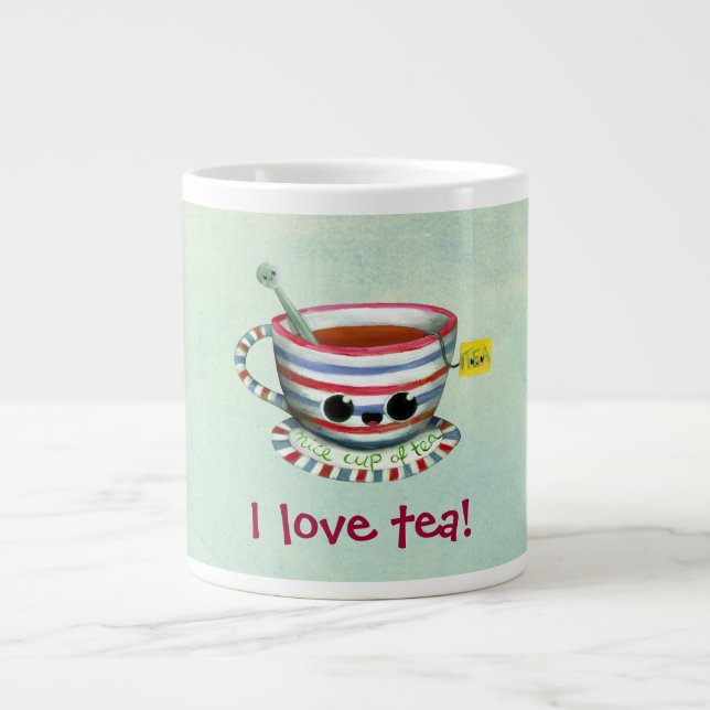 I kärlek Tea Jumbo Mugg (Framsidan)
