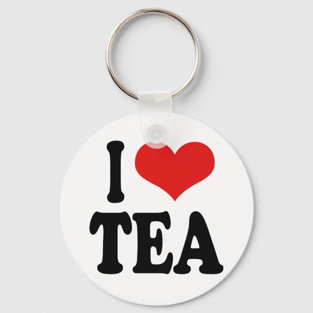 I Kärlek Tea Nyckelring (Framsida)