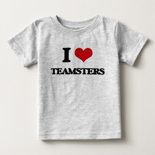 I kärlek Teamsters Tee Shirt (Framsida)
