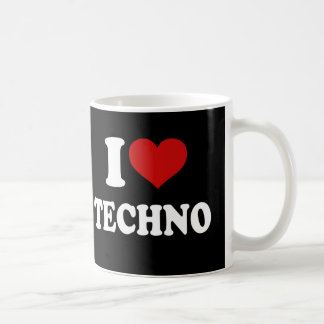 I Kärlek Techno Kaffemugg