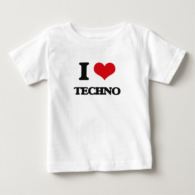 I KÄRLEK TECHNO TRÖJA (Framsida)