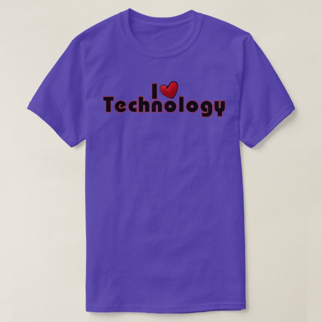 I Kärlek Technology T Shirt (Design framsida)