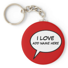 "I kärlek" tecknad tal bubbla