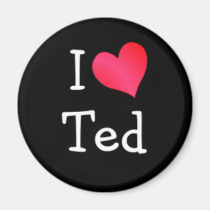 I Kärlek Ted Magnet