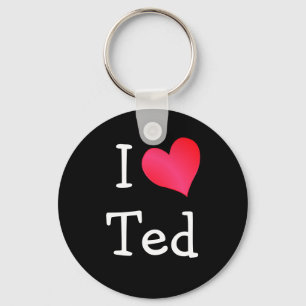 I Kärlek Ted Nyckelring