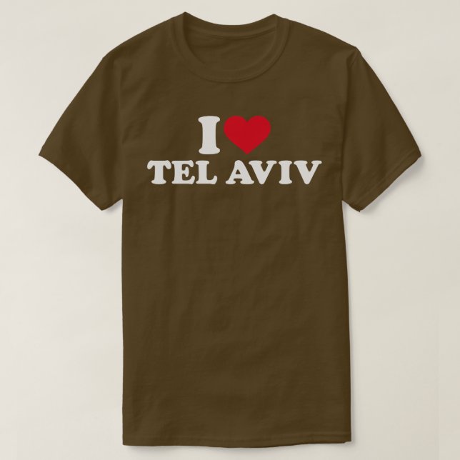 I kärlek Tel Aviv T Shirt (Design framsida)