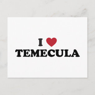 I Kärlek Temecula Kalifornien Vykort