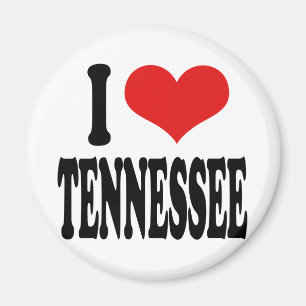 I Kärlek Tennessee Magnet