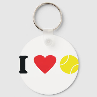 I kärlek tennis ikon nyckelring