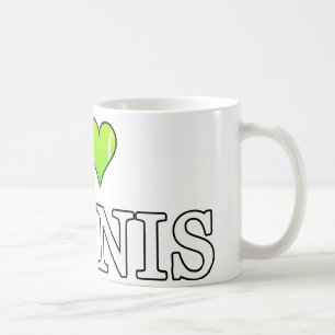 I Kärlek Tennis Kaffemugg