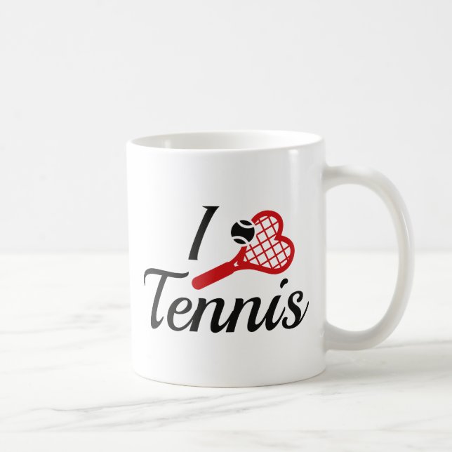 I Kärlek Tennis Kaffemugg (Höger)