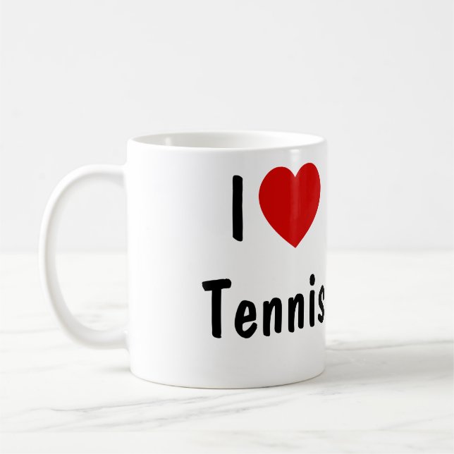 I Kärlek Tennis Kaffemugg (Vänster)