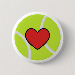 I Kärlek Tennis Knapp