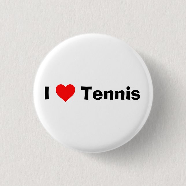 I kärlek Tennis Knapp (Framsida)