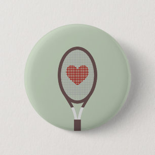 I Kärlek Tennis Knapp