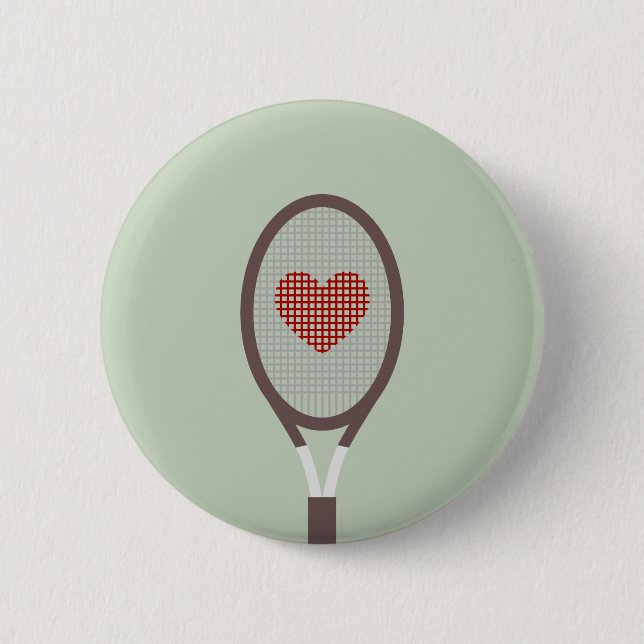 I Kärlek Tennis Knapp (Framsida)