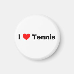 I kärlek Tennis Magnet