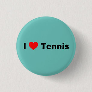 I kärlek Tennis Mint Grönt Knapp