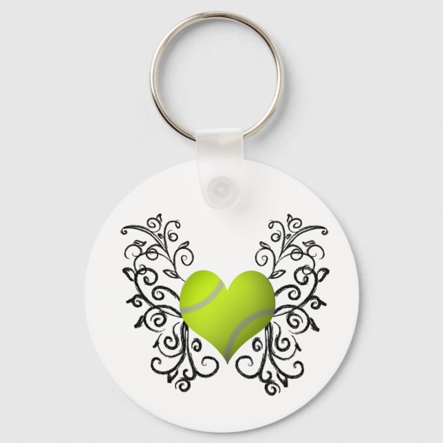 I Kärlek Tennis Nyckelring (Framsida)