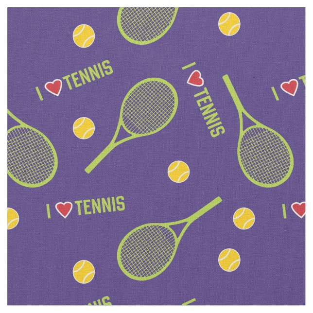 I kärlek tennis på lila tyg (Närbild)