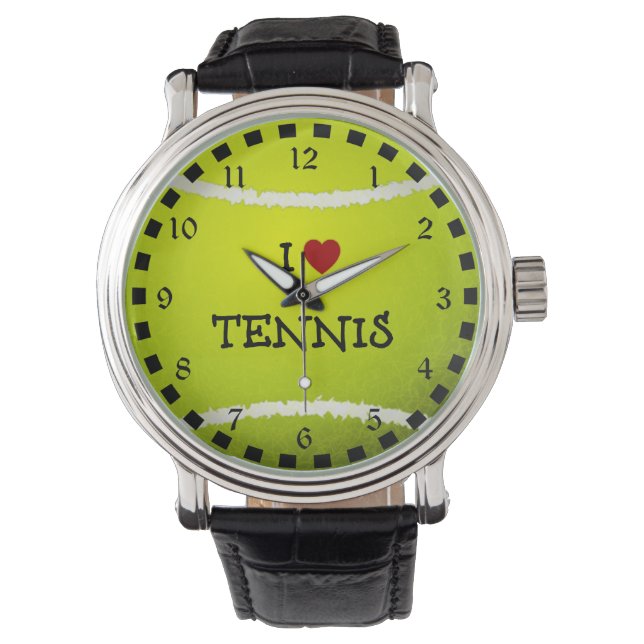 I Kärlek tennis, populär design Armbandsur (Framsida)