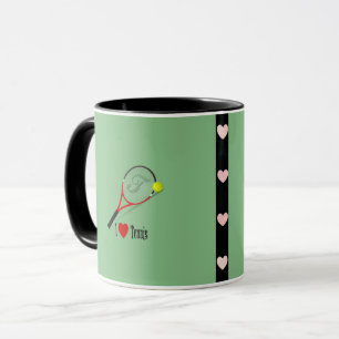 I Kärlek tennis, populär design Mugg