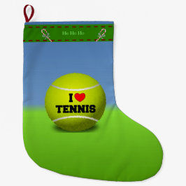 I Kärlek Tennis Stor Julstrumpa