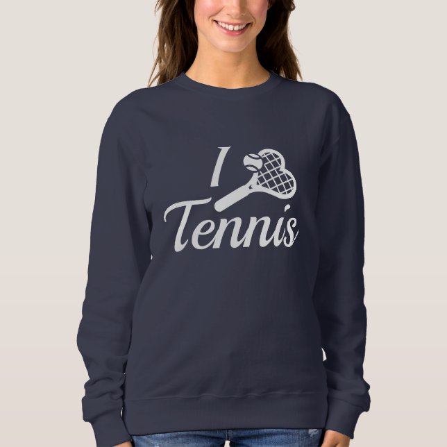 I Kärlek Tennis T Shirt (Framsida)