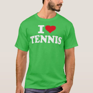 I kärlek tennis t shirt