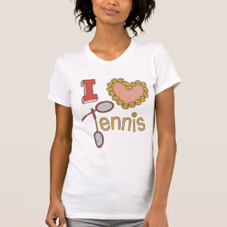 I Kärlek Tennis Tees for Women Tee Shirt