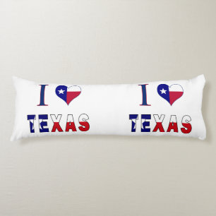 I Kärlek Texas Flagga Kroppskudde