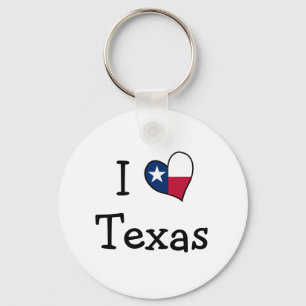 I Kärlek Texas Keychain Nyckelring